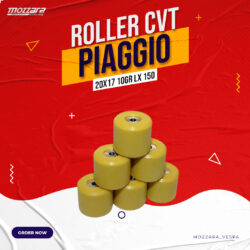 CM1038015 - 6 PCS ROLLER VESPA LX150, S150, LXV150, PRIMAVERA 150, SPRINT 150 - 20X17 10 GRAM ORIGINAL CM1038015